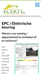 Mobile Screenshot of ecerty.be